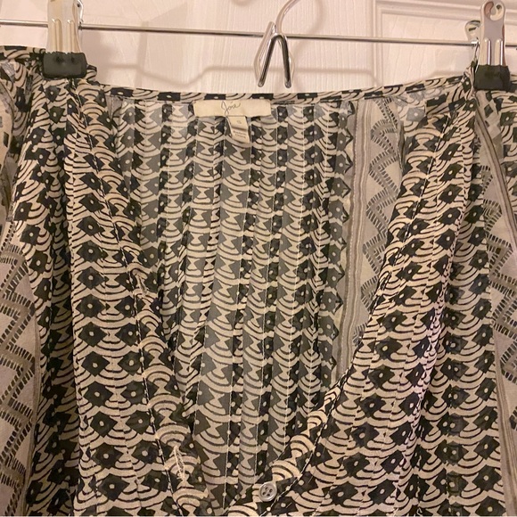 Joie Silk Printed Top Blouse S - Picture 5 of 9